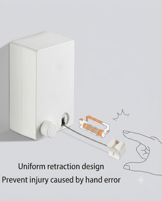Telescopic Retractable Clothesline – Space-Saving Clothes Drying Rope