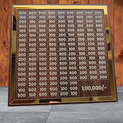 1 Lakh Wooden Money Bank