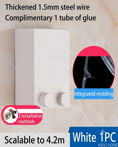 Telescopic Retractable Clothesline – Space-Saving Clothes Drying Rope